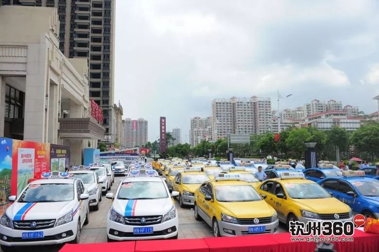 市交警支队,市广播电视台,钦州恒大御景半岛,钦州市出租车行业协会的