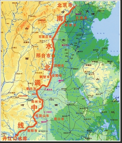 南水北调促进了邢台市河湖连通,生态水系建设等工程,形成了生态功能