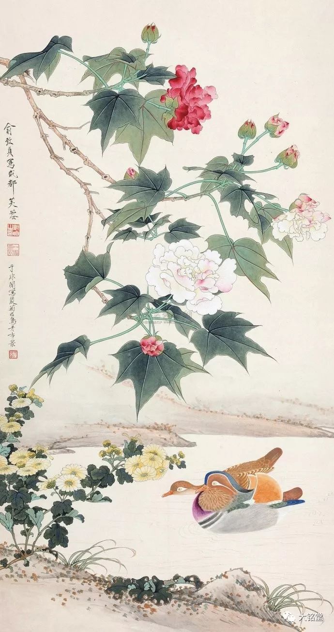 于非暗的工笔花鸟画精品欣赏(2)