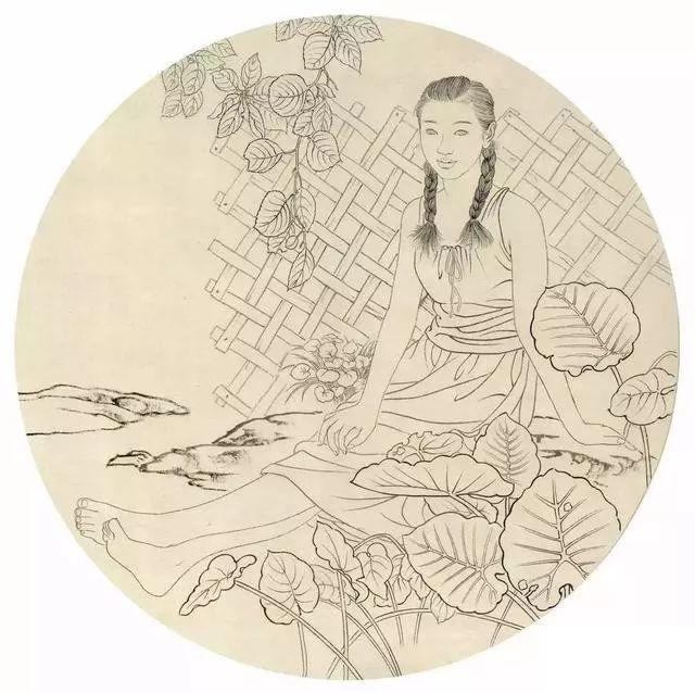 49幅經(jīng)典高清國(guó)畫白描作品