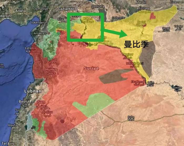 库尔德人即将撤出曼比季,土耳其再次"侵略"叙利亚一块图片