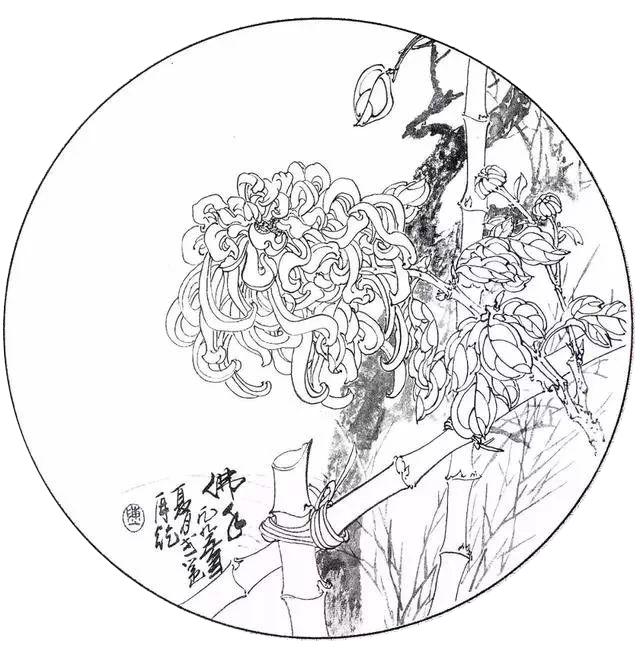 49幅經(jīng)典高清國(guó)畫白描作品