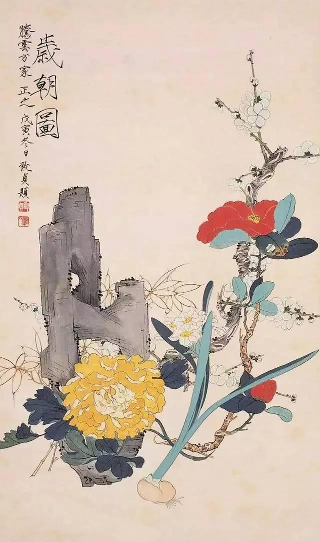 工笔师于非闇写意从张大千难怪她的花鸟这么美