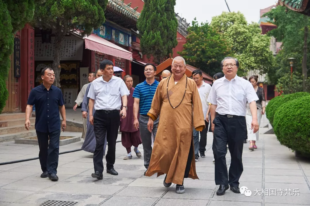 汴梁文化 文化和旅游部领导调研指导开封大相国寺梵乐