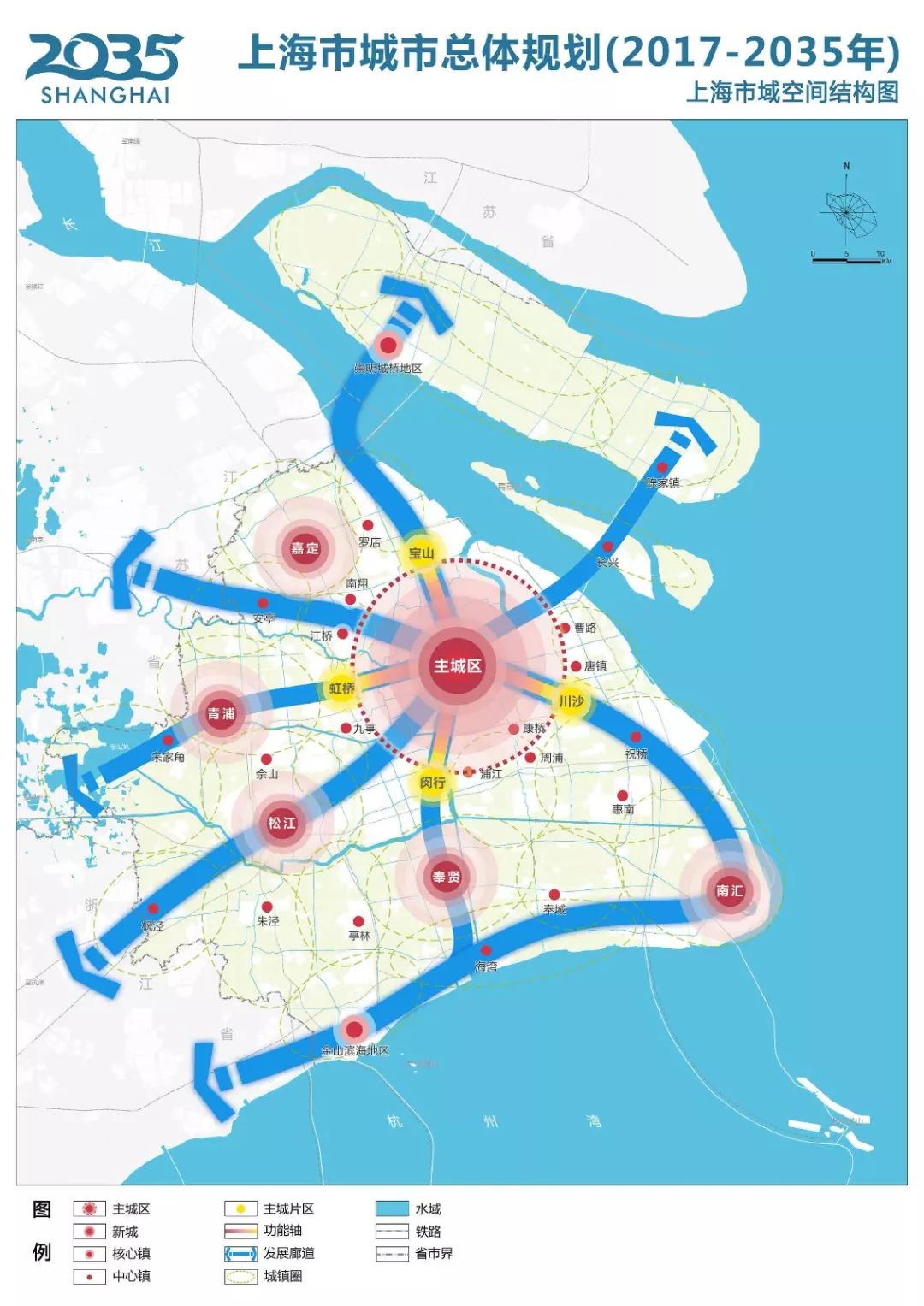 上海市城市总体规划(2017-2035)-图集