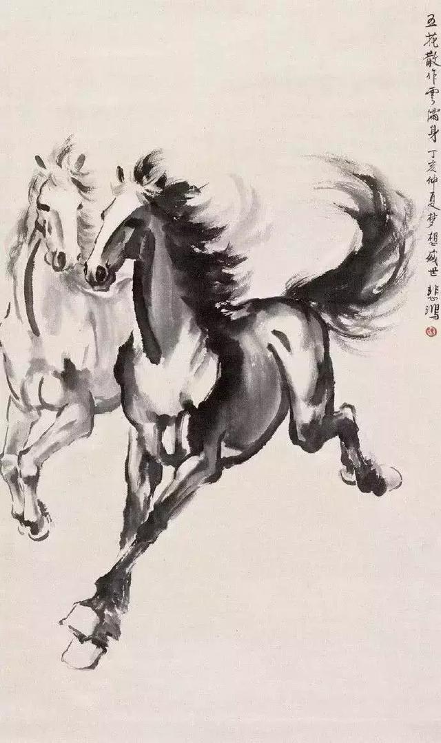 中国军民网--十大国画名家,齐白石画虾,徐悲鸿画马,王