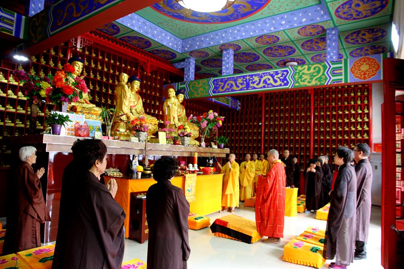 阳泉市中心有一座古老的佛教道场——矿区释迦寺