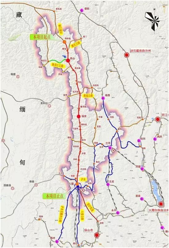 怒江美丽公路(国道g219丙中洛至六库)将在原有公路上改扩建.