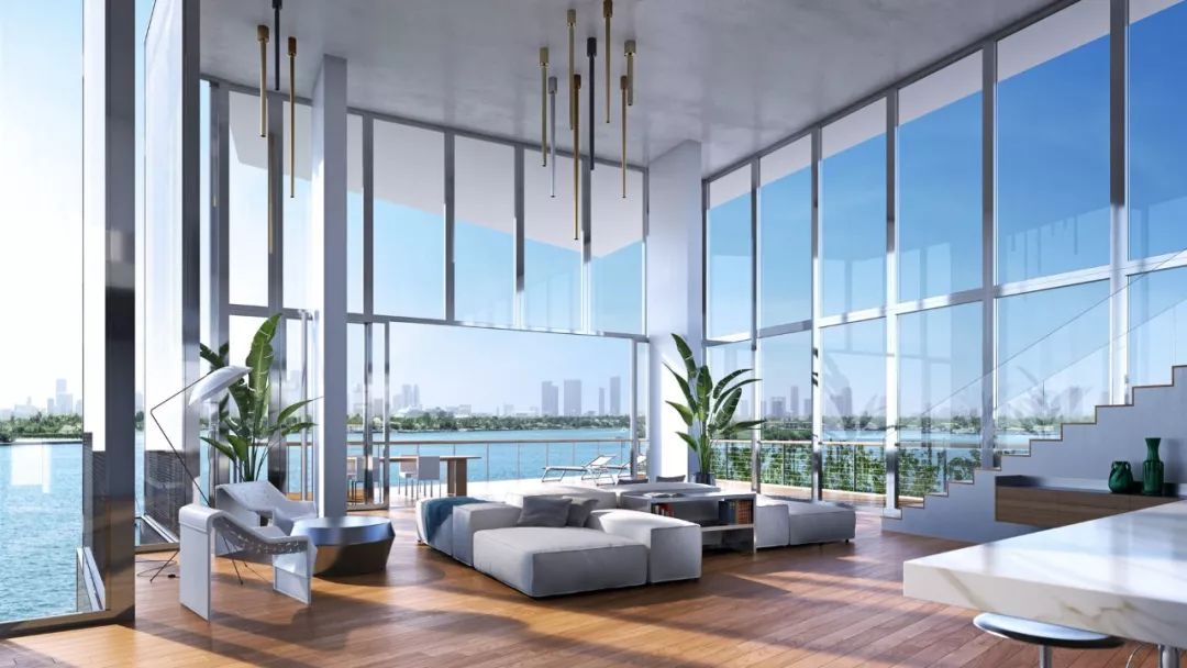 让努维尔设计的海滨公寓,1000平米的顶层复式,售价不到8千万