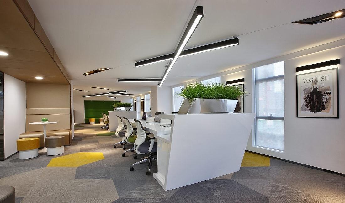 不如将你的办公室装修北欧简约的风格试试?