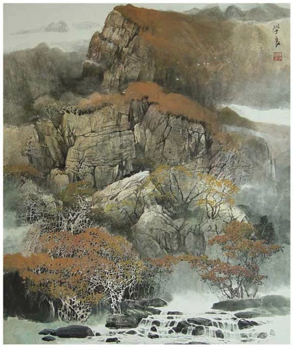 陈学良国画山水作品欣赏