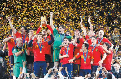 2010世界杯全赛果:西班牙夺首冠 小白一锤定音