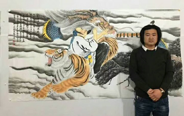 当代国画家王建辉工笔动物画作品赏析