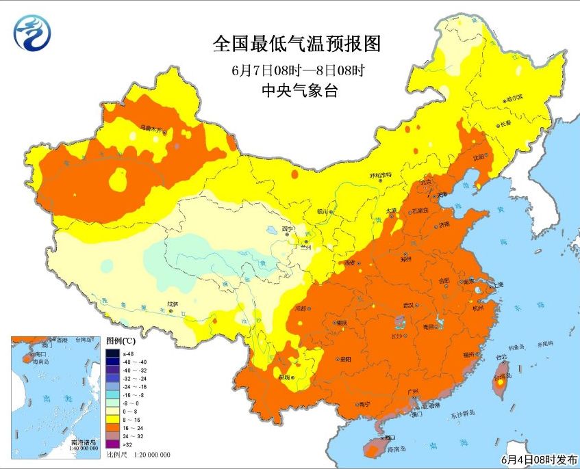 高考期间全国各地天气状况综合预报 未来十天华南中南部将有较大风雨