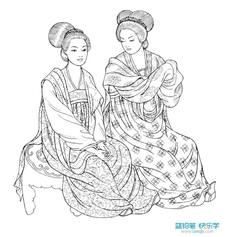 古风衣服怎么画_古风人物怎么画(2)