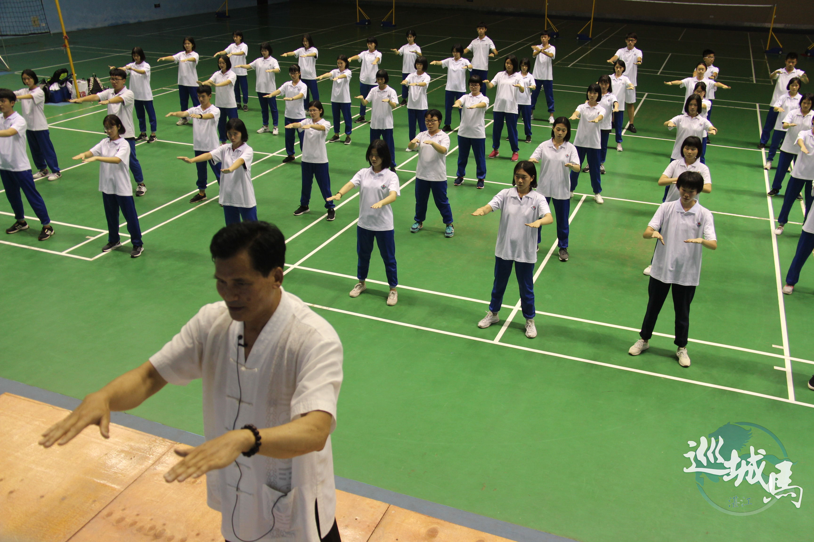 太极拳走进湛江校园让学生挺起来