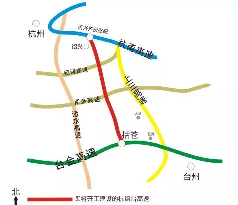 绍兴北站 将是全国第一个 高架站接轨的高铁站 杭绍台铁路沿线穿山越图片