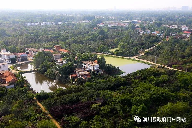 高空俯瞰!潢川的农村竟然这么美,想回家养老了.