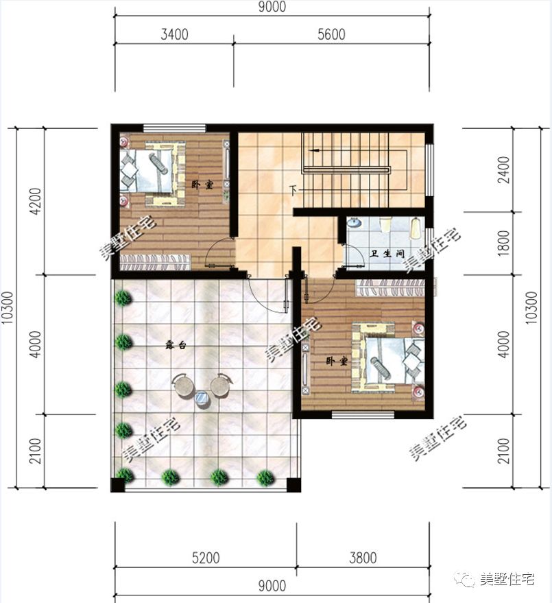 3x12米占地面积:102.16平方米建筑面积:231平