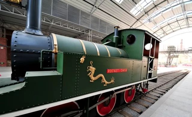 中国第一台蒸汽机车——龙号机车(复原)