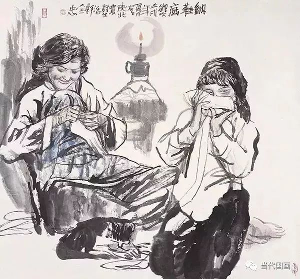 论郭全忠的笔墨人物画