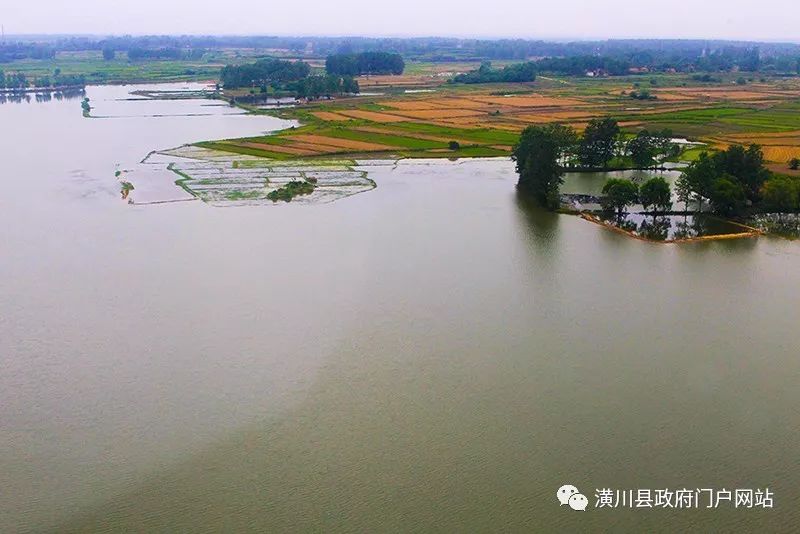 高空俯瞰!潢川的农村竟然这么美,想回家养老了.