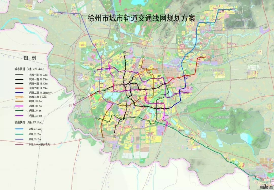 徐州未来11条地铁线路规划出图!未来的市中心在 .