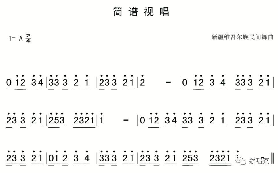 6月7日|每天一条简谱视唱(声乐爱好者专用)