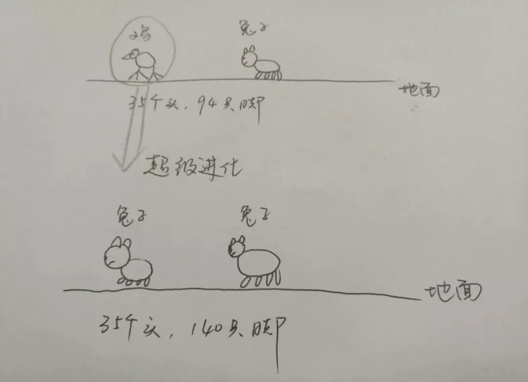 趣味数学│难倒很多小学生的"鸡兔同笼"问题,竟然还能这样解!