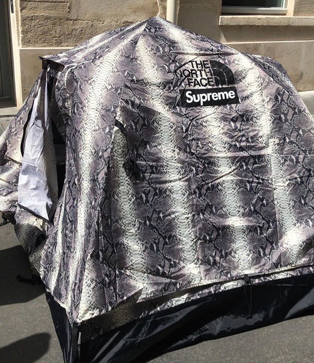 Supreme x The North Face蛇纹外套不会搭？国外潮人搭配技巧请查收！_