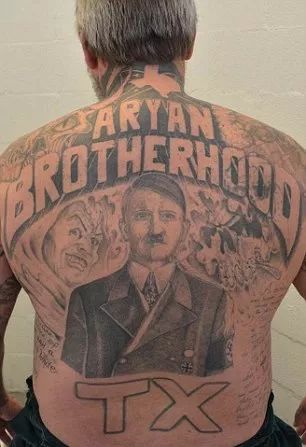 【aryan brotherhood 雅利安兄弟会,这类刺青不是单独的一种形式