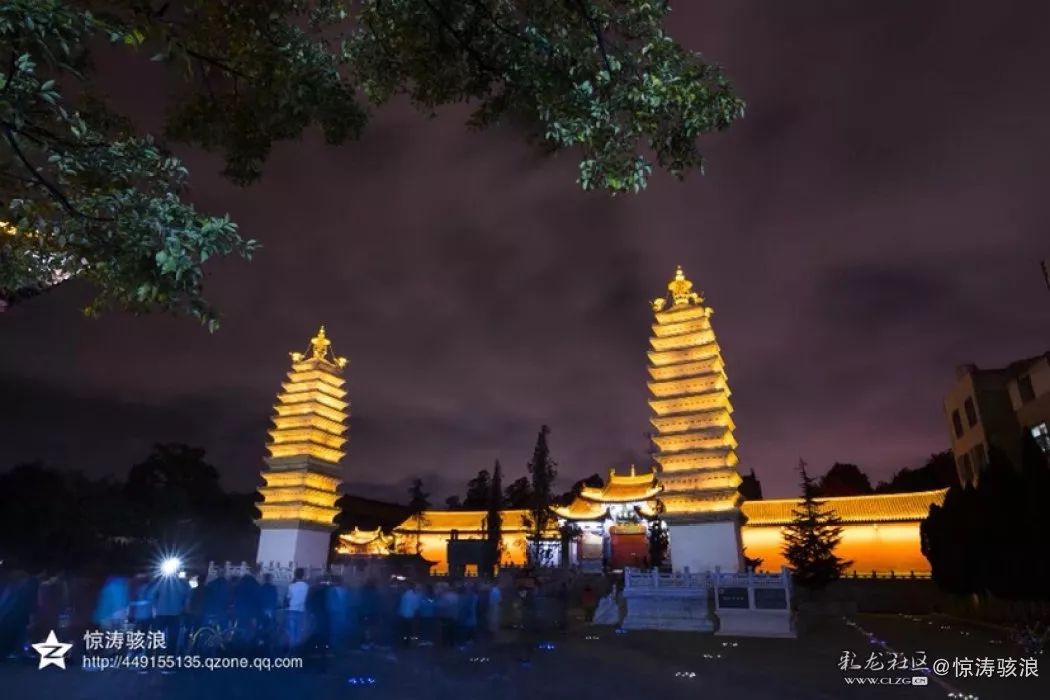 土主庙 金刚塔广场夜景 宝象河 双塔 昆明发布整理编辑 来源:昆明