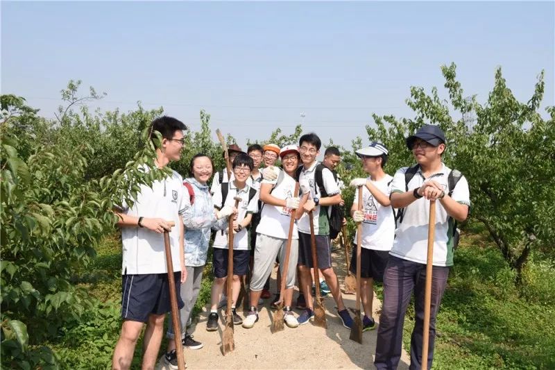 社会实践学农除杂草热火朝天访农户感触良多2018年高二年级社会实践之