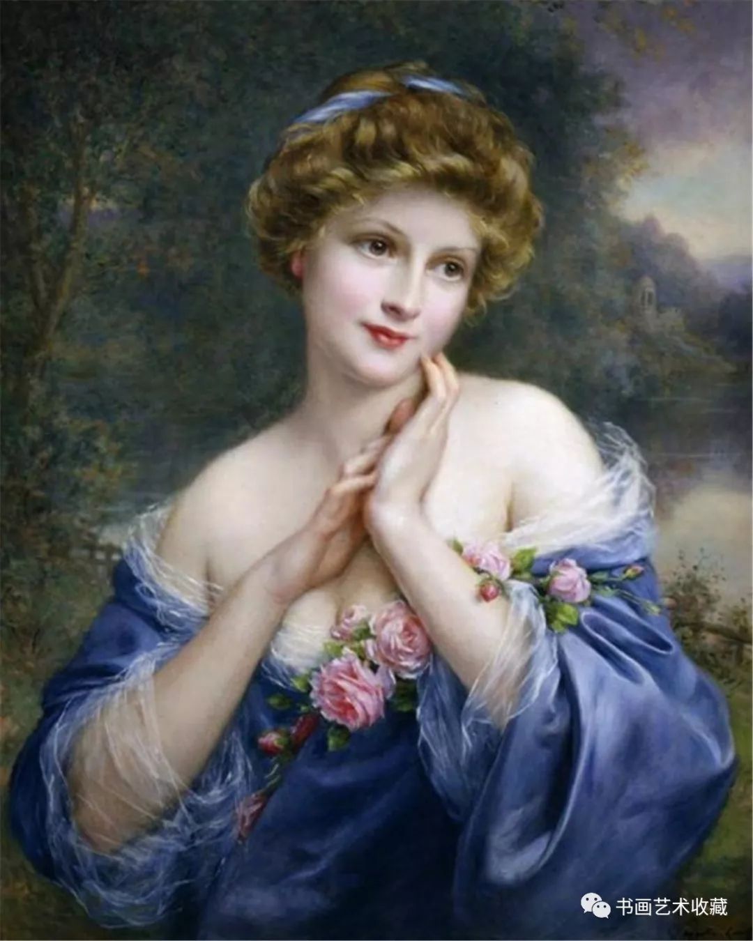 世界油画经典:法国画家卡维尔描绘的女人
