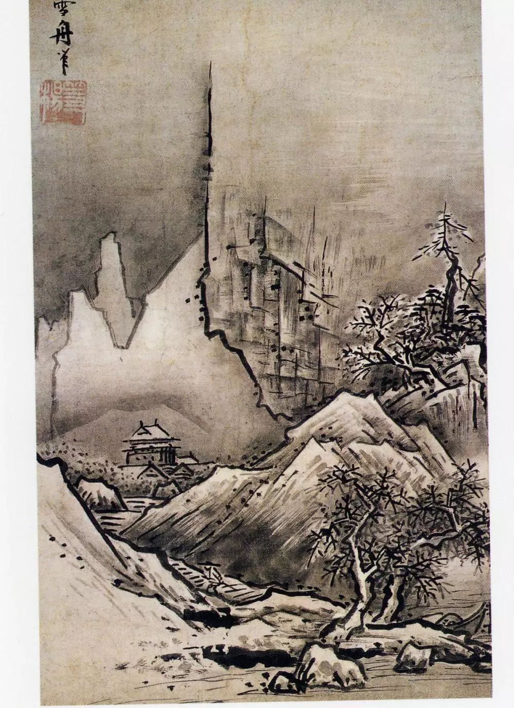 雪舟作品尾形光琳尾形光琳(1658～1716)日本画家,工艺美术家.