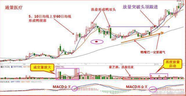 详解老鸭头典型趋势形态黑马健步如飞