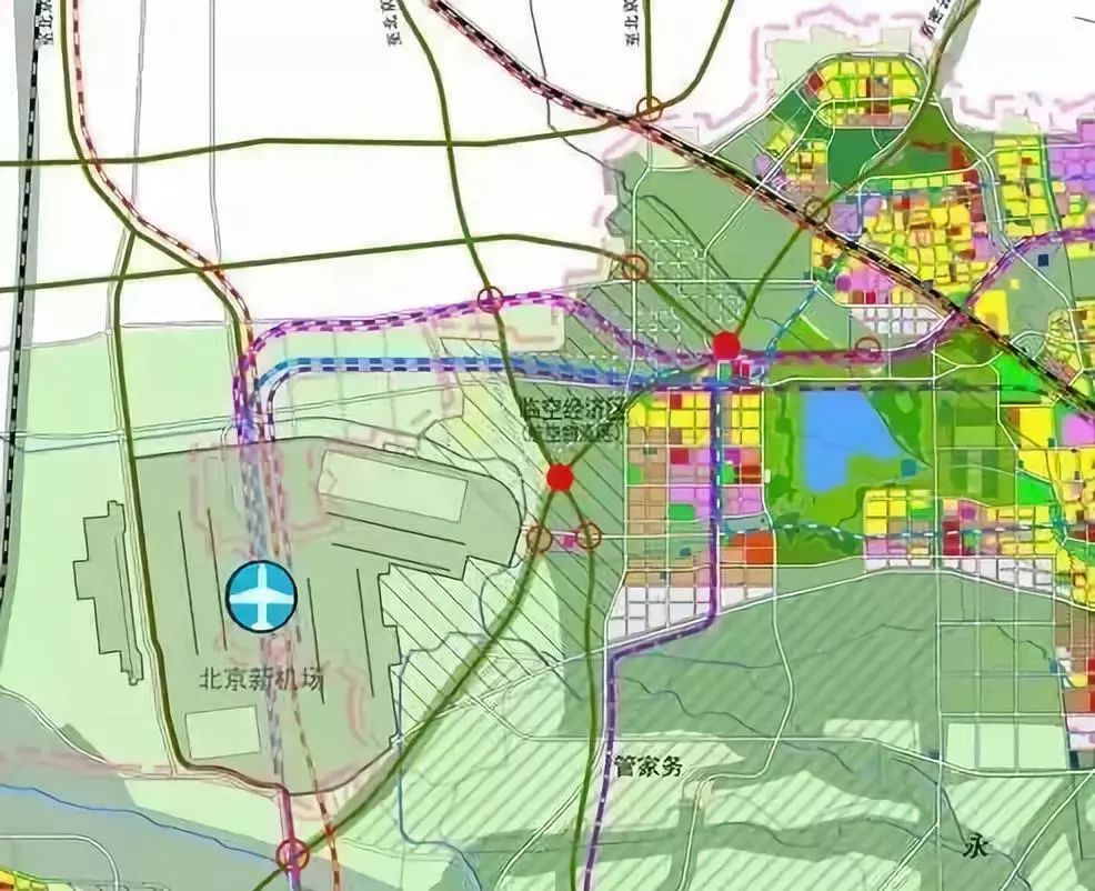 在此下,河北省把廊坊市,固安县,永清县部分区域规划为空港新区