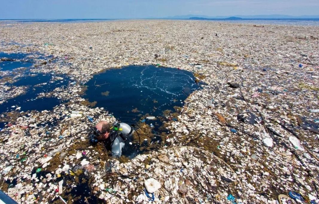 陆源污染 污染物沿着河流进入海洋,化工用品废物的沿海排放及岸滩
