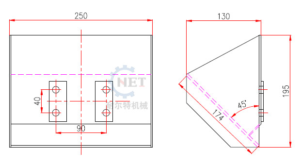 ne15斗式提升机料斗尺寸