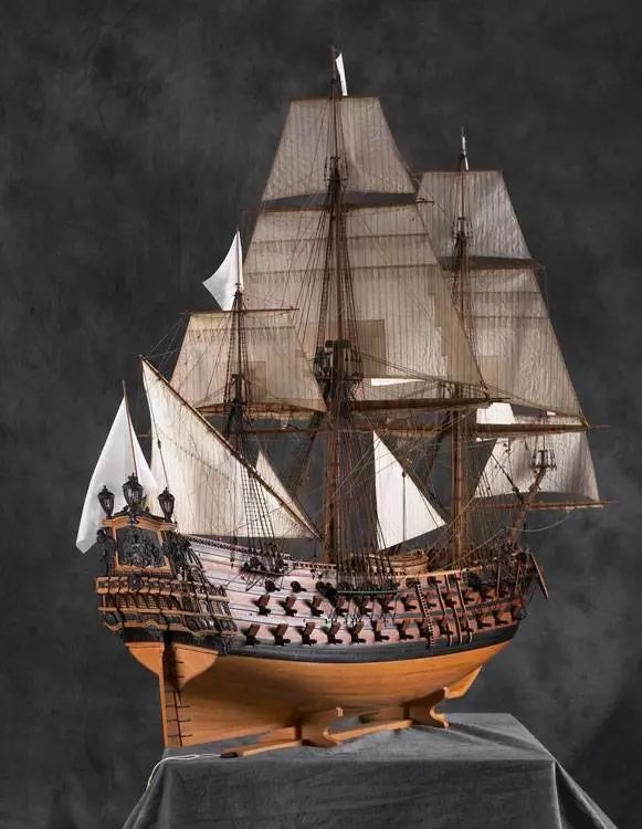 皇家海军"坎伯兰郡"(hms cumberland 1695)号风帆战列舰