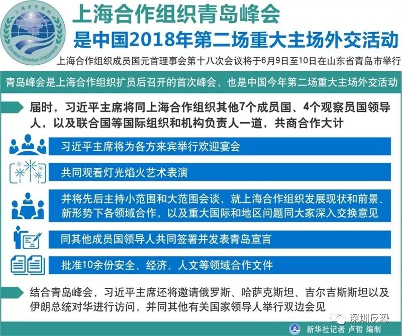 上合组织青岛峰会聚焦国家与区域安全通力合作提升网络反恐