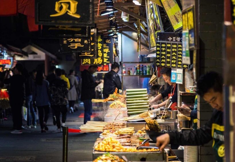 图虫 玩摄的疯子户部巷的美食值得花时间去寻觅长江大桥夜景很美江汉