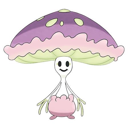 盘点精灵宝可梦中所有的蘑菇类精灵每一只都能撒出蘑菇孢子