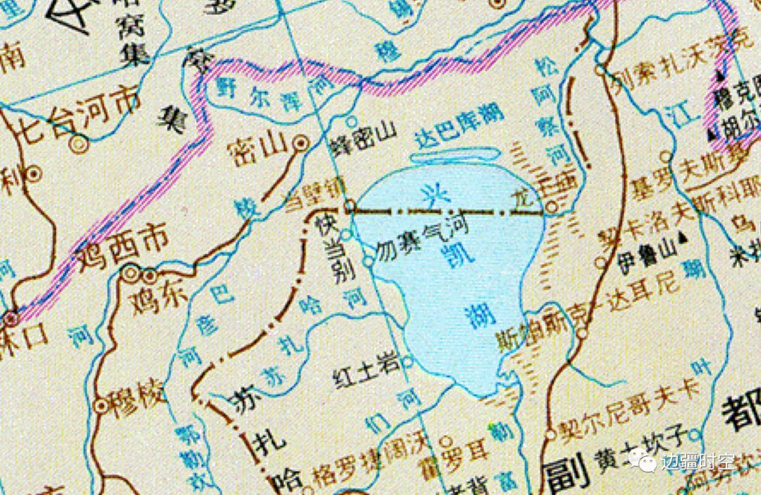 兴凯湖(龙王庙)位置图