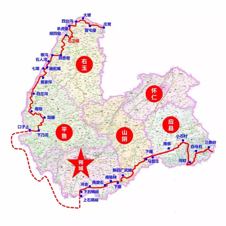 根据山西省交通厅长城旅游公路总体规划