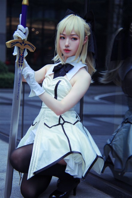 cos fgo saber lily 纯白的骑士姬