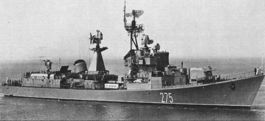 苏联在二次世界大战后根据自身经济情况建造的科特林级驱逐舰