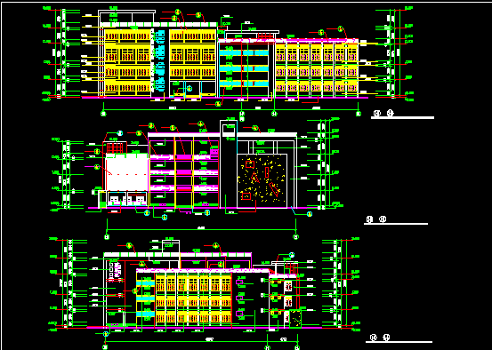 cad中学小学幼儿园cad