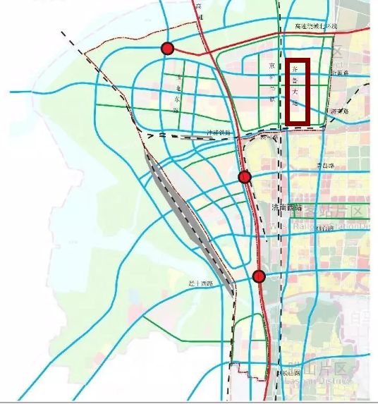 2017年济南规划了"三桥一隧"跨黄通道 其中齐鲁大道跨黄通道也位于