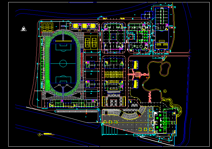 cad中学小学幼儿园cad